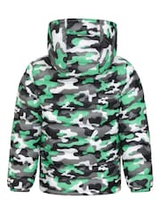 Mountain Warehouse Green Kids Seasons Printed Water Resistant Padded Jacket - Image 3 of 5