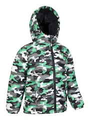Mountain Warehouse Green Kids Seasons Printed Water Resistant Padded Jacket - Image 5 of 5