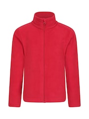 Mountain Warehouse Red Camber II Kids Full Zip Fleece - Image 1 of 4