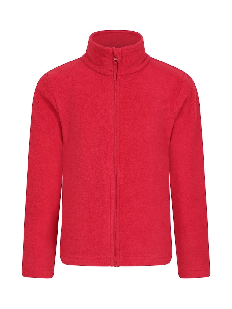 Mountain Warehouse Red Camber II Kids Full Zip Fleece - Image 1 of 4