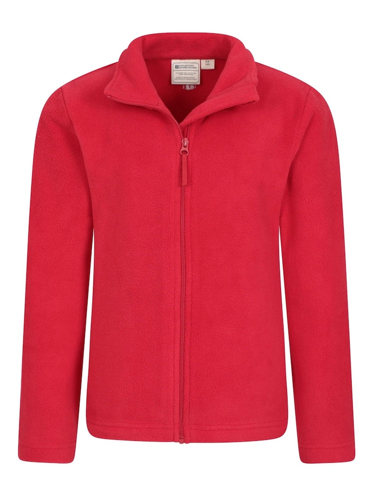 Mountain Warehouse Red Camber II Kids Full Zip Fleece - Image 2 of 4