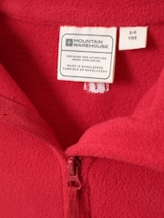 Mountain Warehouse Red Camber II Kids Full Zip Fleece - Image 4 of 4