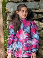 Mountain Warehouse Multi Colour Ranger Printed Kids Water Resistant Jacket - Image 1 of 4