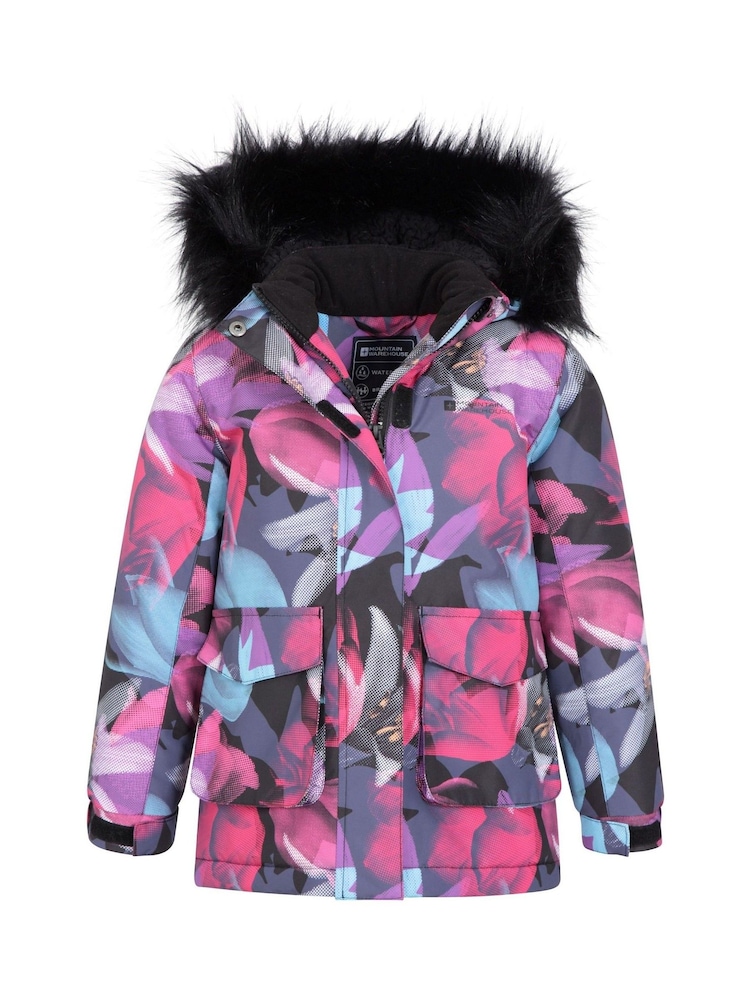 Mountain Warehouse Multi Colour Ranger Printed Kids Water Resistant Jacket - Image 2 of 4