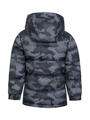 Mountain Warehouse Navy Blue Kids Printed Snow Jacket - Image 4 of 5