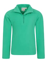 Mountain Warehouse Green Camber II Kids Half Zip Fleece - Image 1 of 3