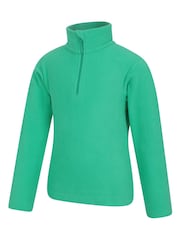 Mountain Warehouse Green Camber II Kids Half Zip Fleece - Image 2 of 3