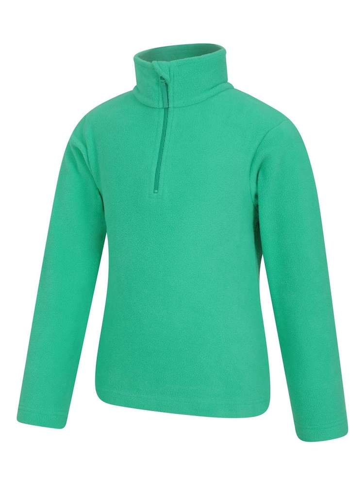 Mountain Warehouse Green Camber II Kids Half Zip Fleece - Image 2 of 3