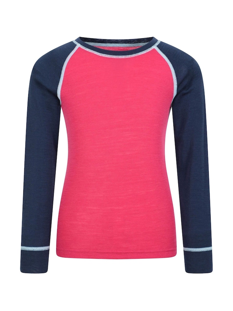 Mountain Warehouse Purple Kids Merino II Thermal Top And Trousers Set - Image 2 of 6