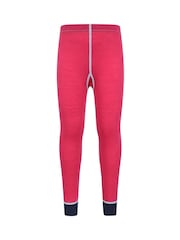 Mountain Warehouse Purple Kids Merino II Thermal Top And Trousers Set - Image 3 of 6