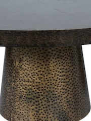 Libra Bronze Sandbanks Set of 2 Antique Coffee Tables - Image 4 of 4