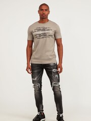 Alessandro Zavetti Damiano Slim Fit Denim Black Jeans - Image 5 of 7