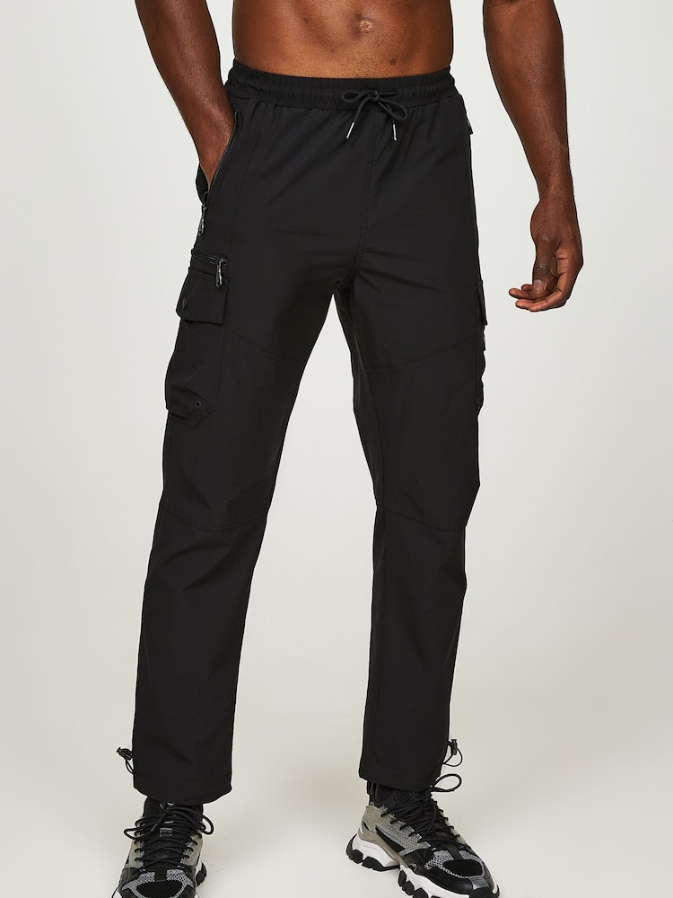 Alessandro Zavetti Vitalo Black Cargo Trousers - Image 1 of 8