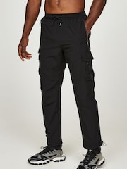 Alessandro Zavetti Vitalo Black Cargo Trousers - Image 3 of 8