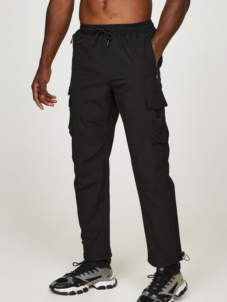 Alessandro Zavetti Vitalo Black Cargo Trousers - Image 3 of 8