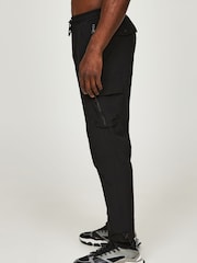 Alessandro Zavetti Vitalo Black Cargo Trousers - Image 5 of 8