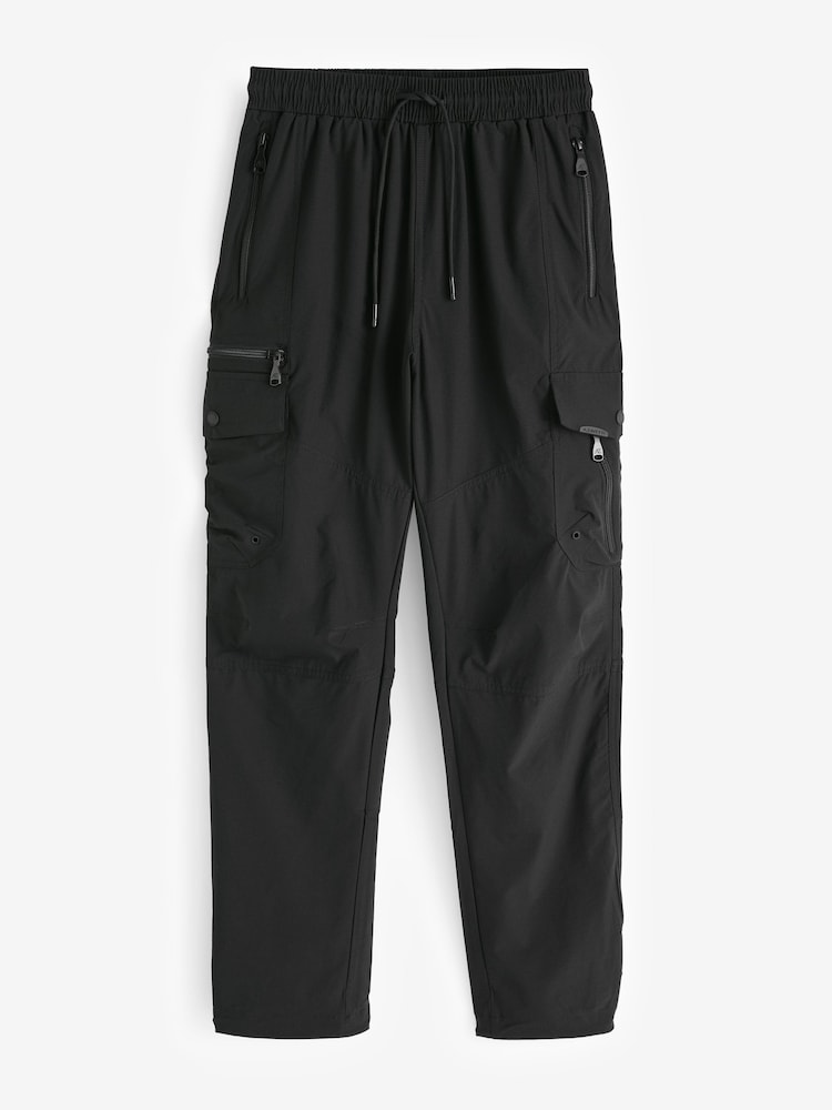Alessandro Zavetti Vitalo Black Cargo Trousers - Image 7 of 8