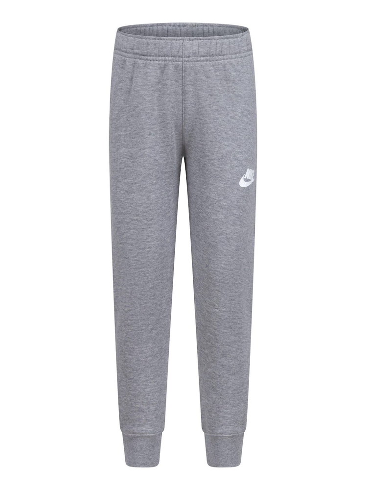 Nike Grey Fleece Little Kids Joggers - Image 1 of 5 Nike Grey Fleece Little Kids Joggers - Image 1 of 5