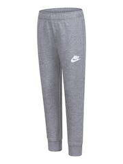 Nike Grey Fleece Little Kids Joggers - Image 4 of 5