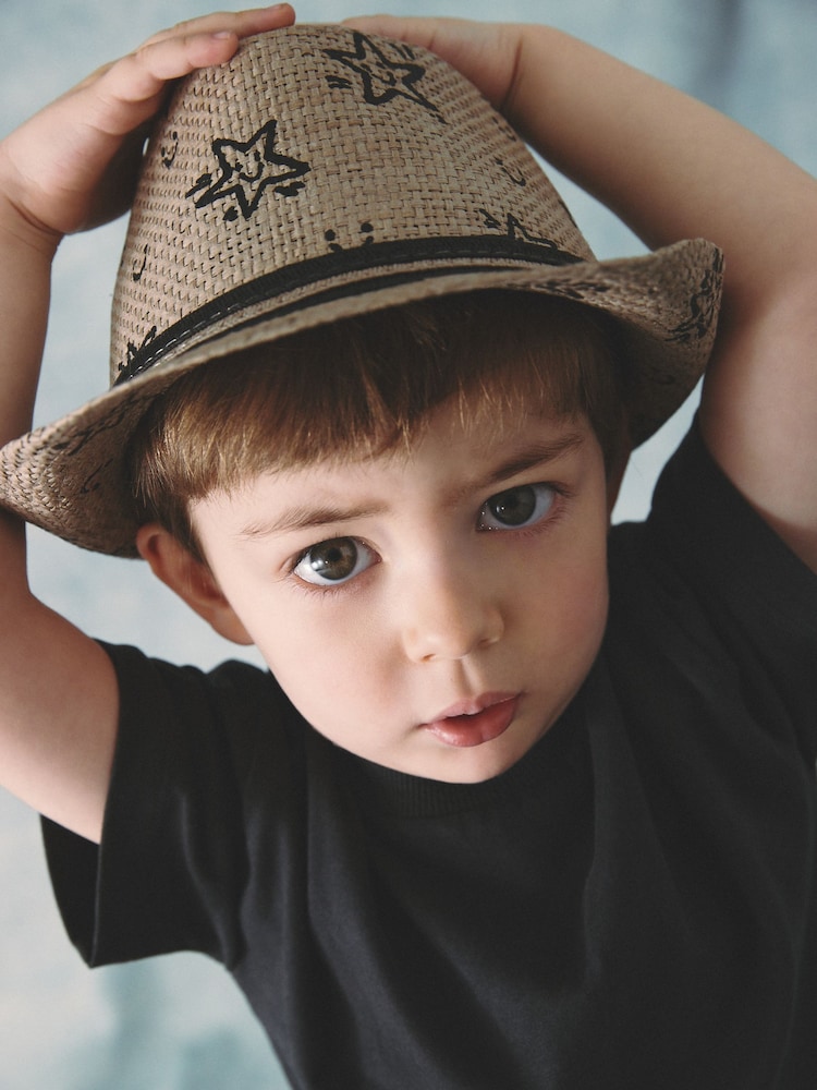 Neutral Star Trilby Hat (1-10yrs) - Image 2 of 4