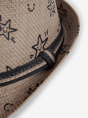 Neutral Star Trilby Hat (1-10yrs) - Image 4 of 4