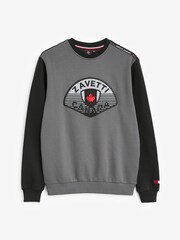 Черный двухцветный свитер Zavetti Canada Botticini - Изображение 5 из 5