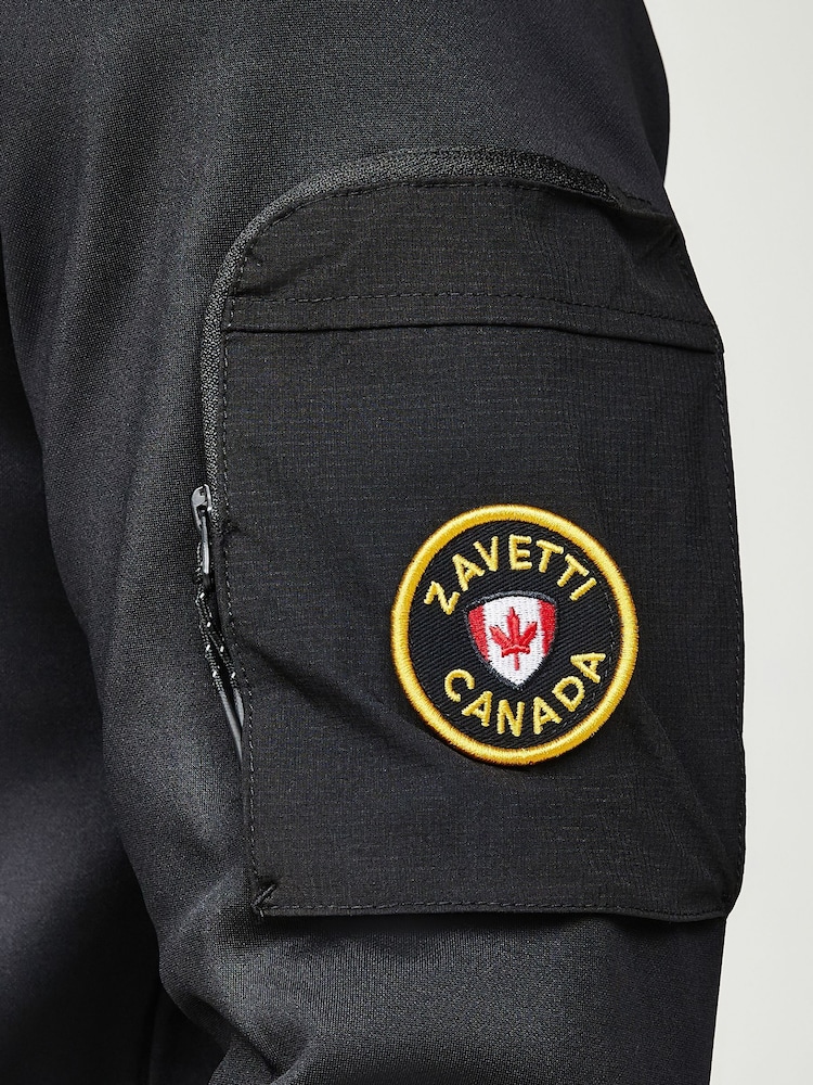 Zavetti Canada Daletto Oth Hood Black Jacket - Image 7 of 7