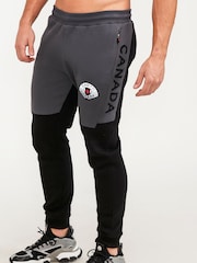 Zavetti Canada Botticini Two Tone Black Joggers - Image 4 of 8
