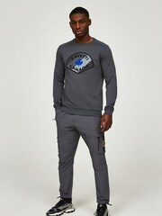 Zavetti Canada Grey Gatelli 2.0 Woven Cargo Trousers - Image 5 of 7