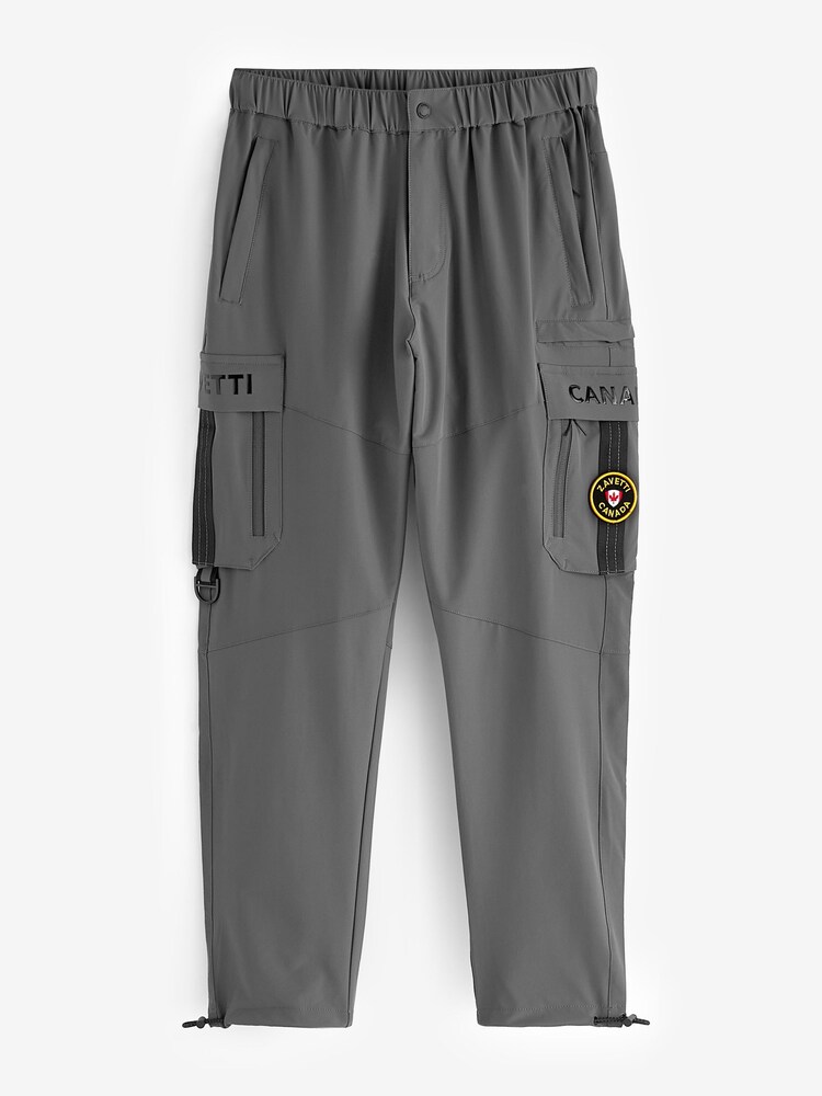 Zavetti Canada Grey Gatelli 2.0 Woven Cargo Trousers - Image 7 of 7