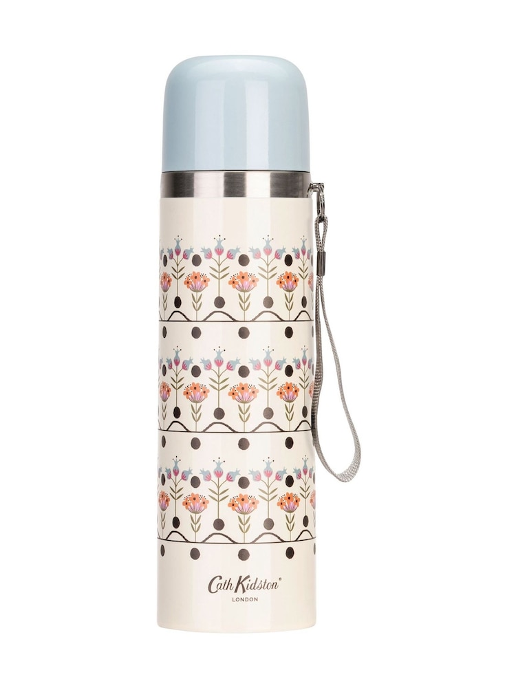 Cath Kidston Cream Insulated 460ml Flask - Image 1 of 2