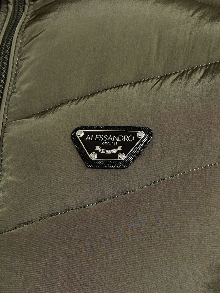 Alessandro Zavetti Green Mazzeti Gilet - Image 7 of 7
