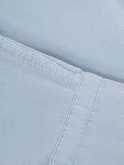 Reiss Soft Blue Vincy Corduroy Cutaway Collar Shirt - Image 6 of 6