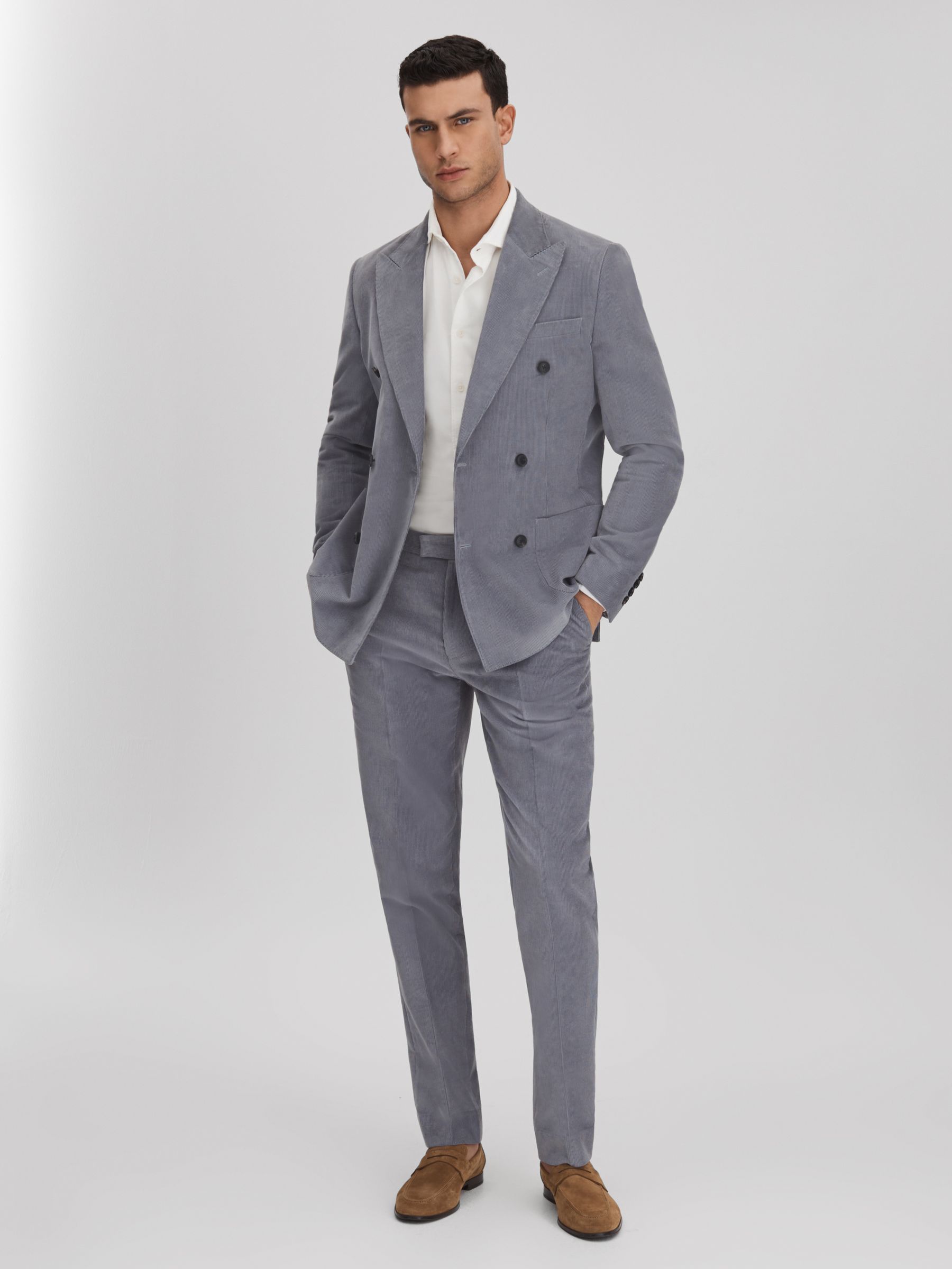 Buy Reiss Off White Vincy Corduroy Cutaway Collar Shirt from Next USA