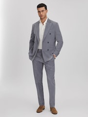Reiss Off White Vincy Corduroy Cutaway Collar Shirt - Image 3 of 6