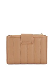 Dune London Brown Slim Kinners Quilted Purse - Image 3 of 6
