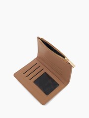 Dune London Brown Slim Kinners Quilted Purse - Image 4 of 6