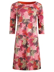 Weird Fish Starshine Organic Printed Jersey Dress - Image 5 of 6