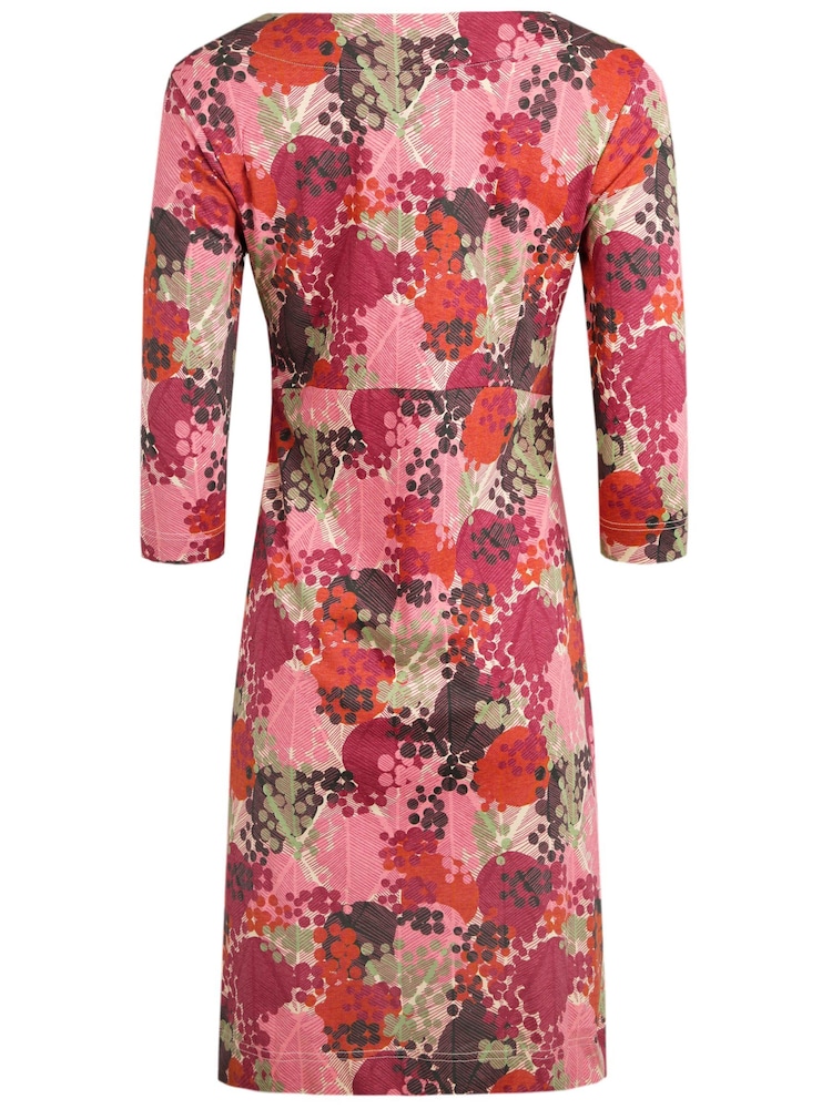Weird Fish Starshine Organic Printed Jersey Dress - Image 6 of 6