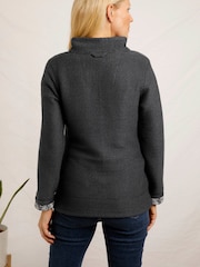 Weird Fish Aria Eco 1/4 Zip Eco Macaroni Sweat Shirt - Image 2 of 7