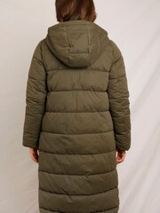Weird Fish Green Zelka Duvet Coat - Image 2 of 5