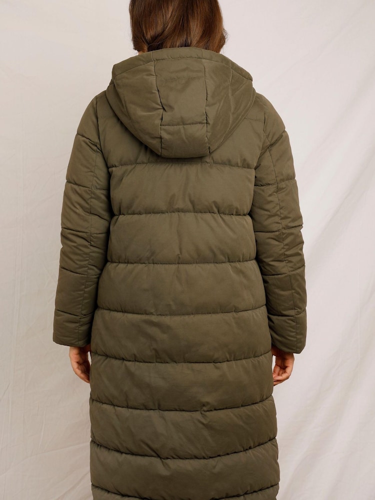 Weird Fish Green Zelka Duvet Coat - Image 2 of 5