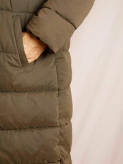 Weird Fish Green Zelka Duvet Coat - Image 3 of 5