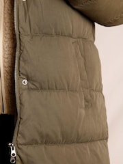 Weird Fish Green Zelka Duvet Coat - Image 4 of 5