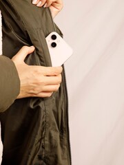 Weird Fish Green Zelka Duvet Coat - Image 5 of 5