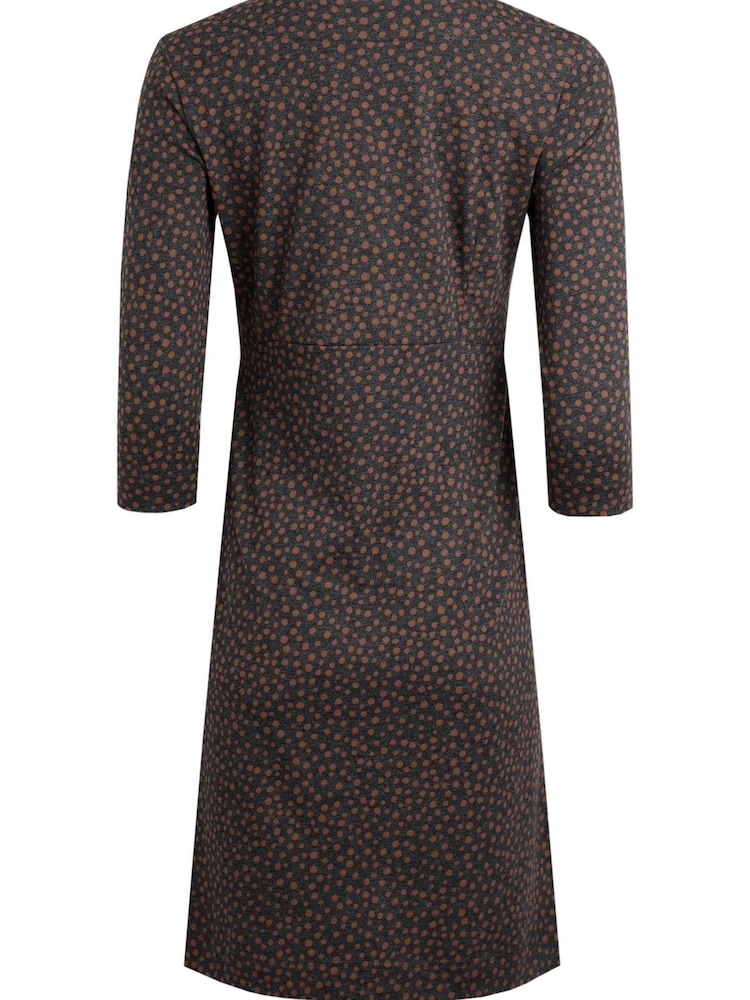 Weird Fish Moondust Eco Printed Jersey Midi Dress - Image 6 of 6