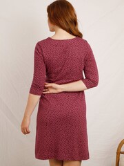 Weird Fish Moondust Eco Printed Jersey Midi Dress - Image 2 of 6