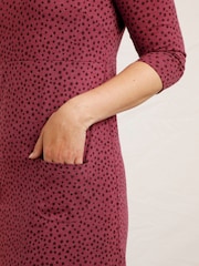 Weird Fish Moondust Eco Printed Jersey Midi Dress - Image 4 of 6