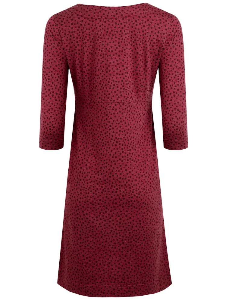 Weird Fish Moondust Eco Printed Jersey Midi Dress - Image 6 of 6