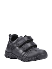 Hush Puppies Black Leroy Touch Fastening Infant School Shoes - Image 3 of 4